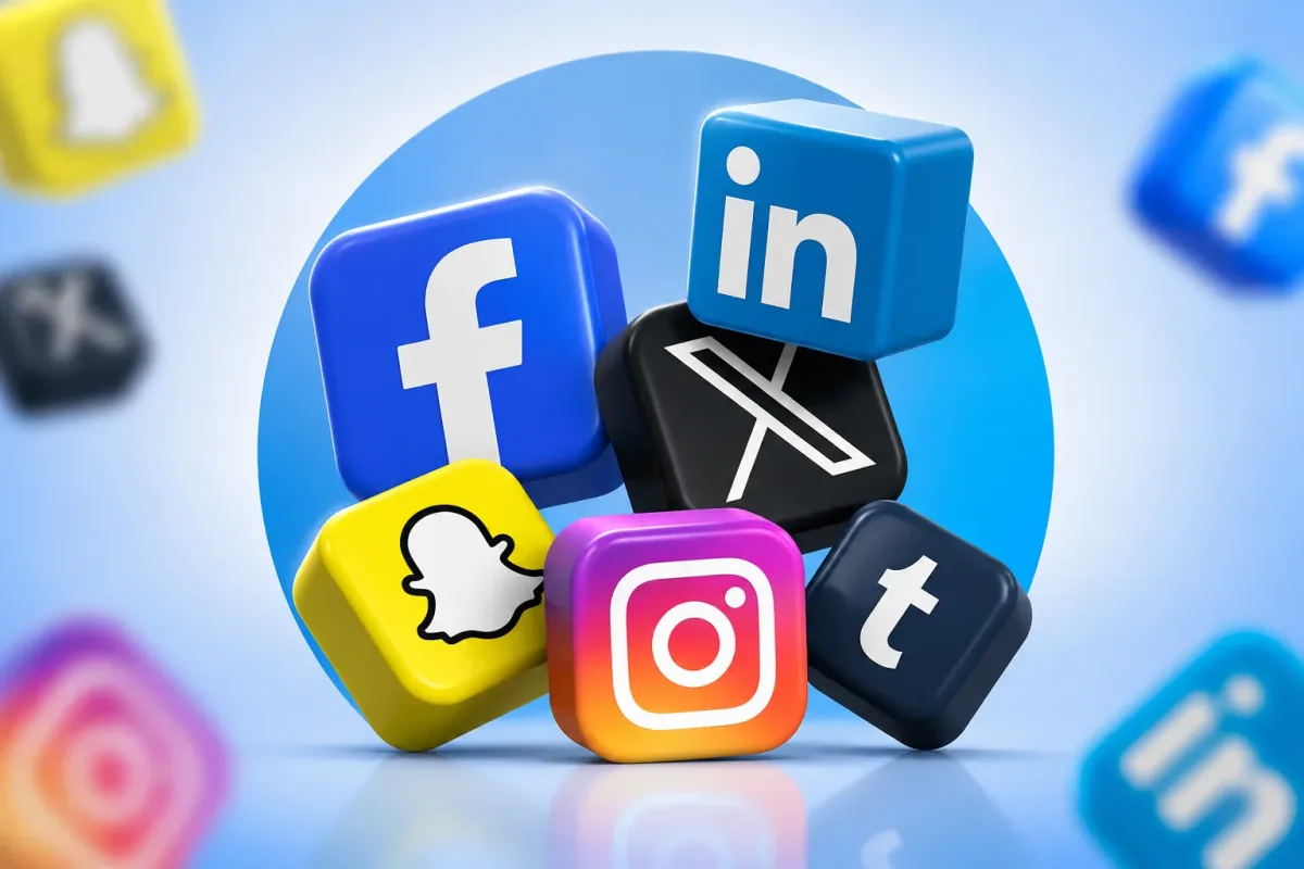 Social media marketing: εικονίδια κοινωνικών δικτύων, αντιδράσεις και περιεχόμενο που διαδίδεται