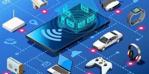 μια εικόνα που δείχνει ένα φανταστικό iot