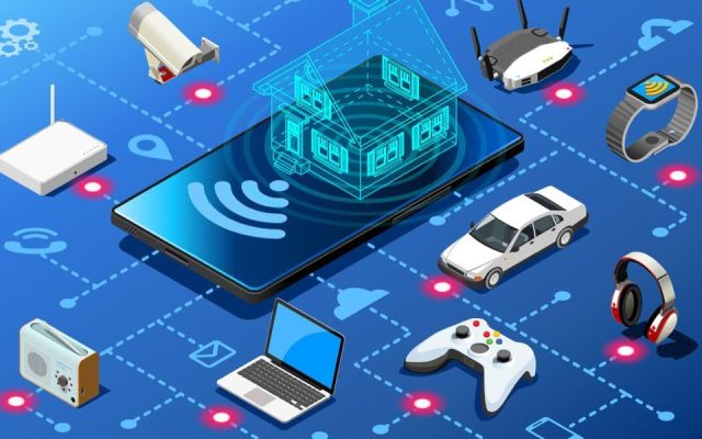 μια εικόνα που δείχνει ένα φανταστικό iot