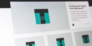 Website with a grid