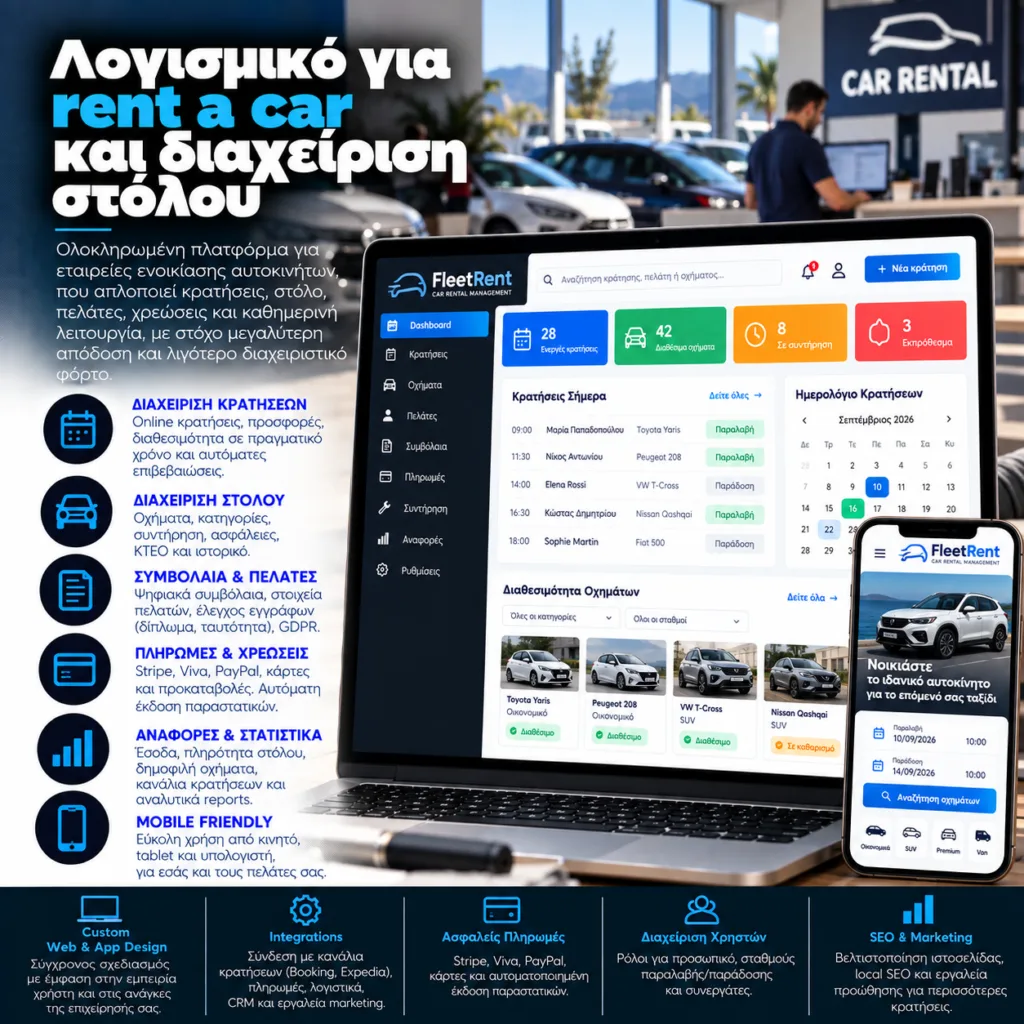 E-GROWTH — Ενοικιάσεις Αυτοκινήτων