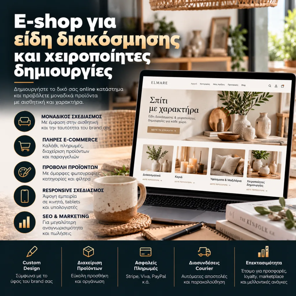 E-GROWTH — Διακόσμηση & Χειροποίητες Δημιουργίες