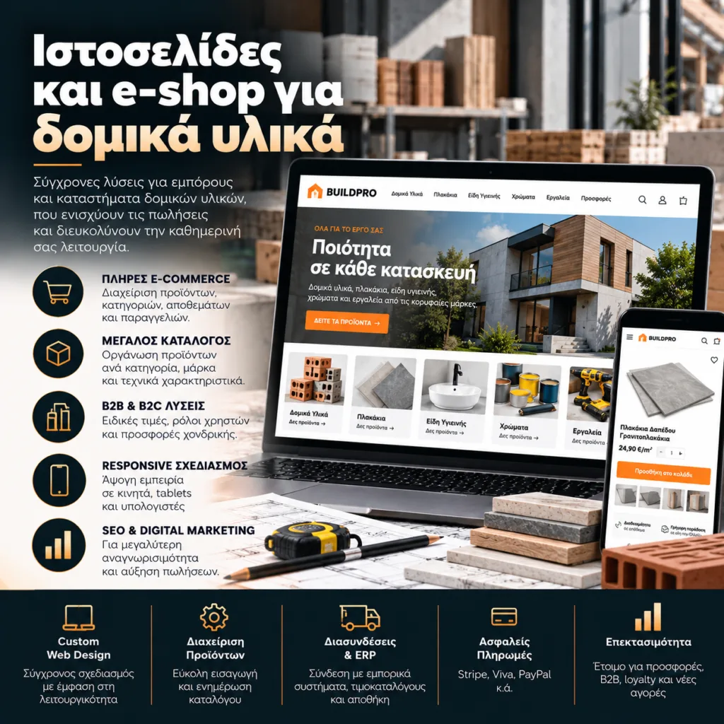 E-GROWTH — Δομικά Υλικά & Τεχνικές Υπηρεσίες