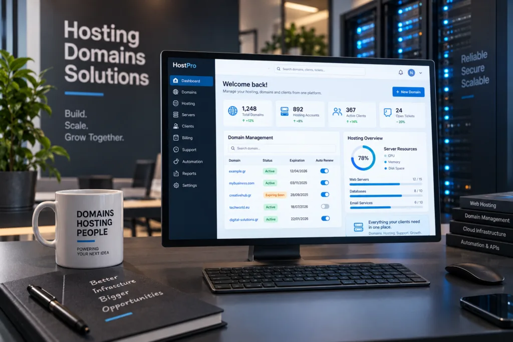 E-GROWTH — Hosting & domains