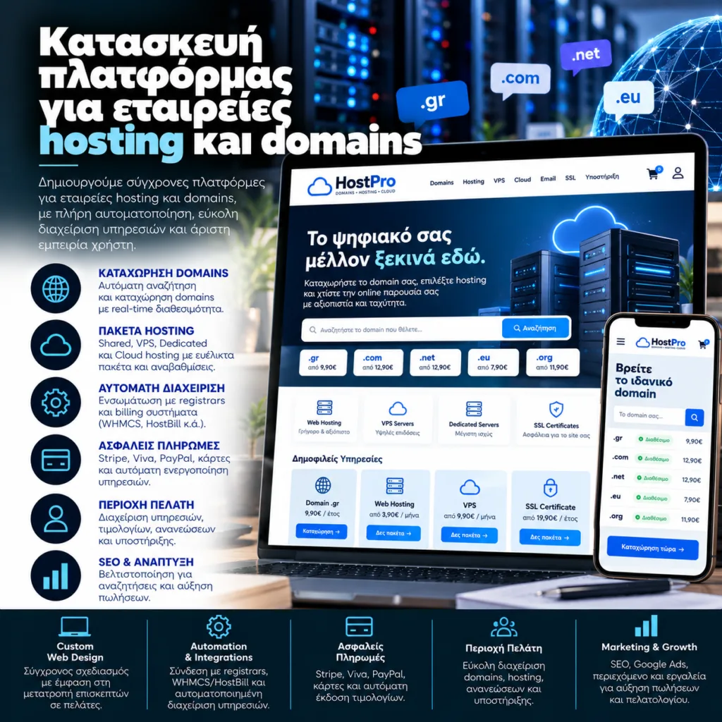 E-GROWTH — Hosting & domains
