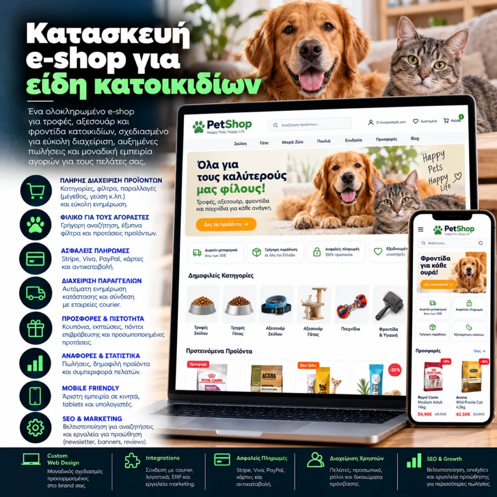 E-GROWTH — Είδη Κατοικιδίων